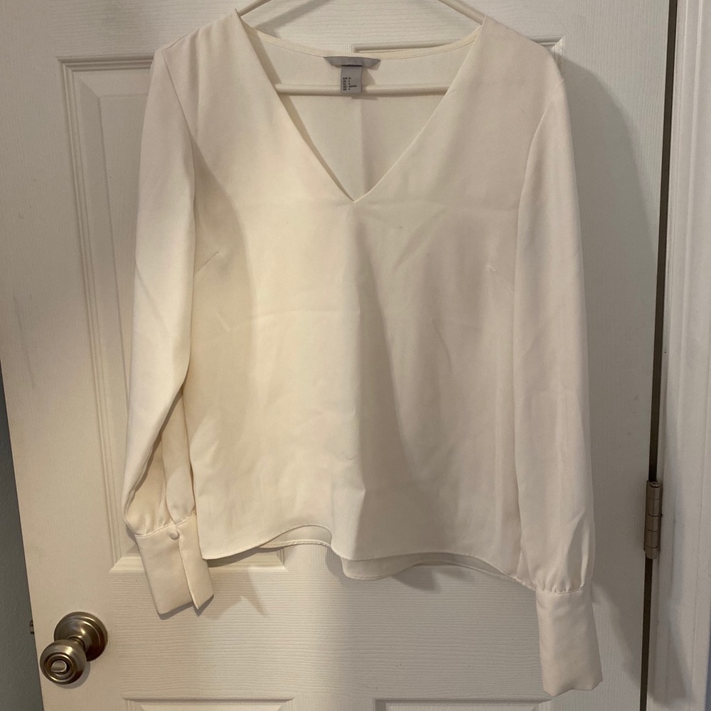 White Long Sleeve Blouse